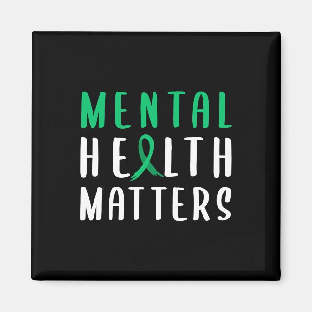 Imán Problemas de salud Cinta verde (Frente)