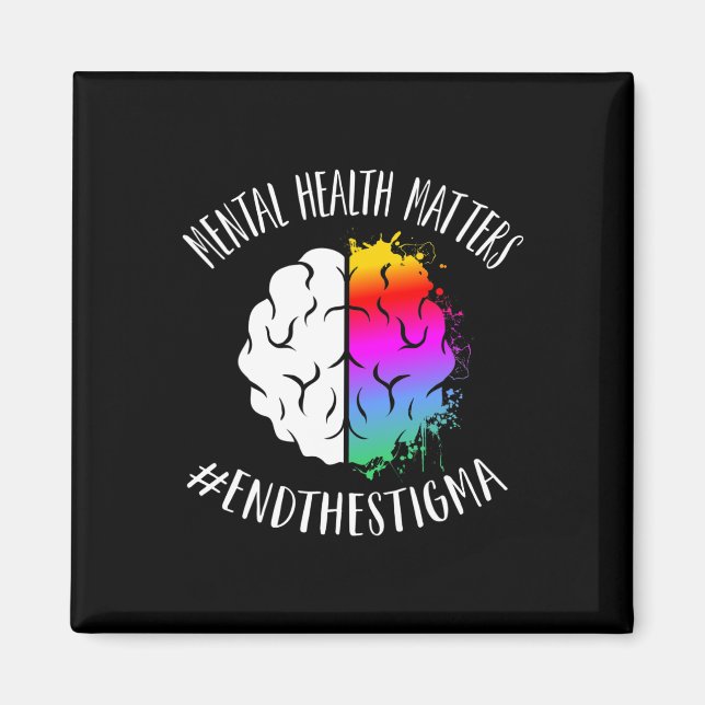 Imán Problemas de salud Happy End Stigma Awareness Grap (Frente)