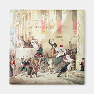 Imán Procesión del circo en Italia, 1830