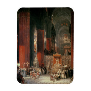 Imán Procesión en la catedral de Sevilla, 1833 (aceite