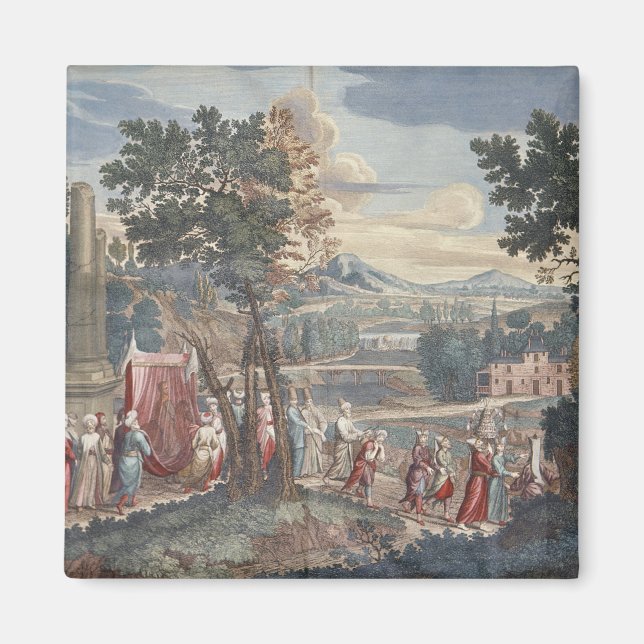 Imán Procesión matrimonial turca, 1712-13 (Frente)