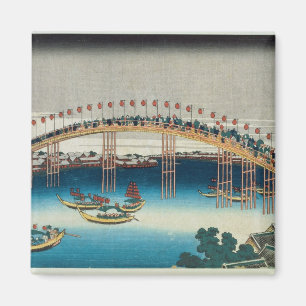 Imán Procesión sobre un puente (impresión del woodblo