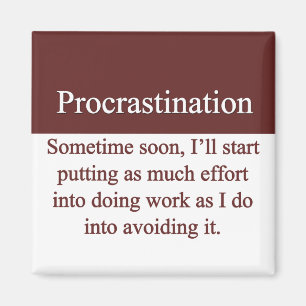 Imán Procrastinación