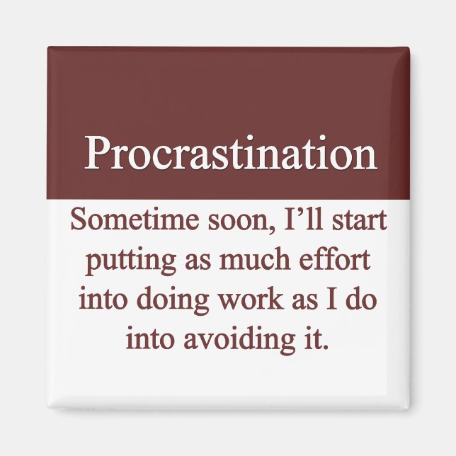 Imán Procrastinación (Frente)