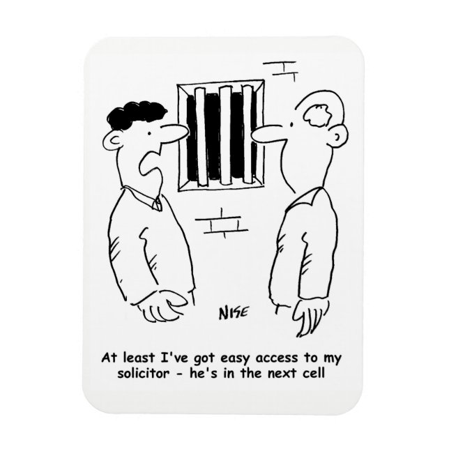 Imán Procurador divertido o profesión legal (Vertical)