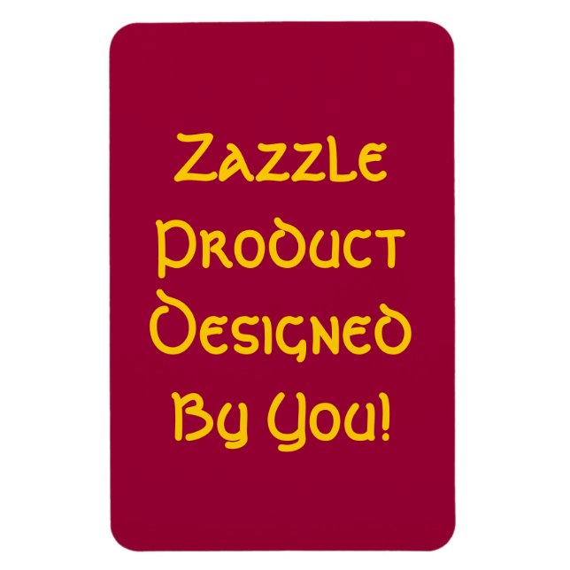 Imán ¡Producto Zazzle Diseñado Por Usted! (Vertical)