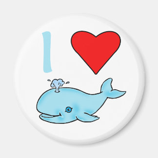 Imán Productos de ballenas de corazón