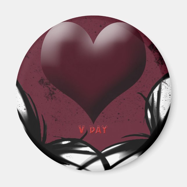 Imán productos de Goth V-Day (Frente)