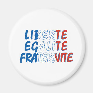 Imán Productos de Liberte Egalite Fraternite