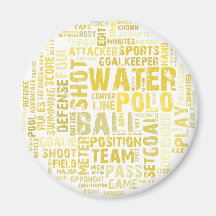 Productos de nubes de palabras de polo de agua