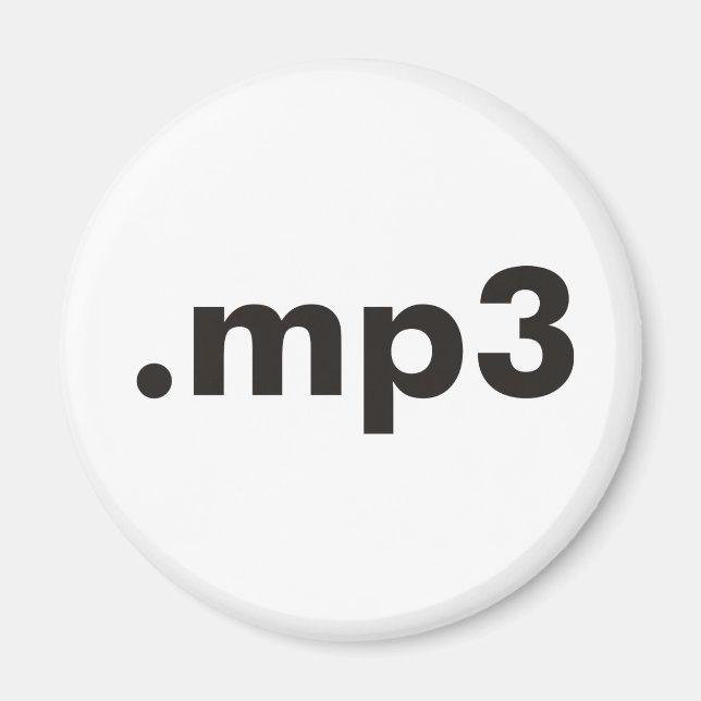 Imán productos y diseños mp3! (Frente)