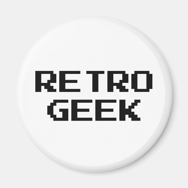 Imán Productos y diseños retro geek (Frente)