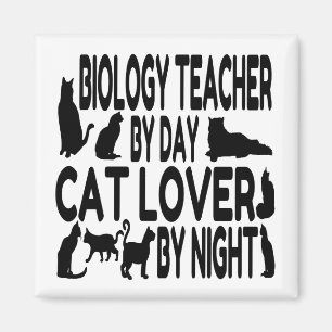 Imán Profesor de biología del amante del gato