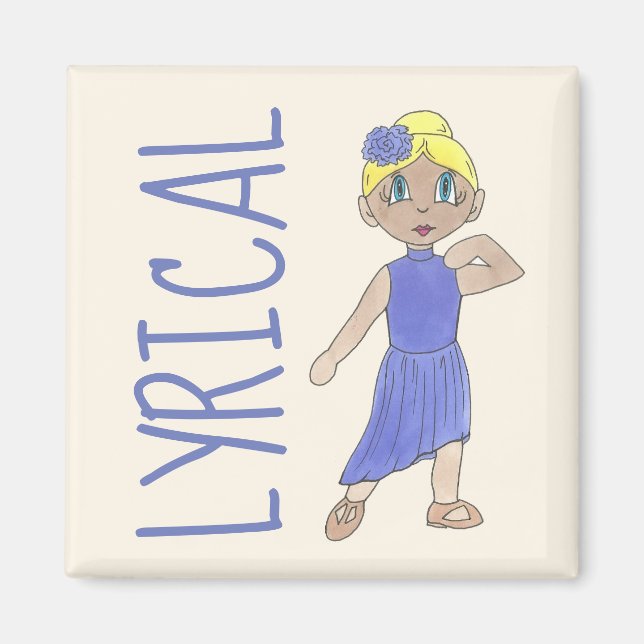 Imán Profesor de danza moderna LÍRICA Coreógrafo Recita (Frente)