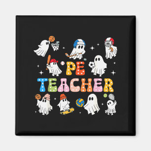 Imán Profesor de Educación Física de Halloween Fantasma