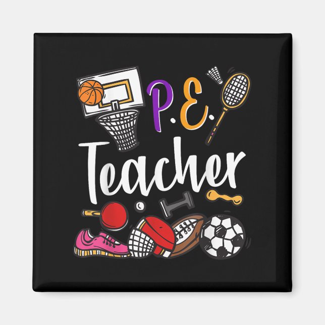 Imán Profesor de Educación Física Orgulloso Profesor Sr (Frente)