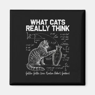 Imán Profesor de Física Gato de Ciencia Divertido Lo Qu