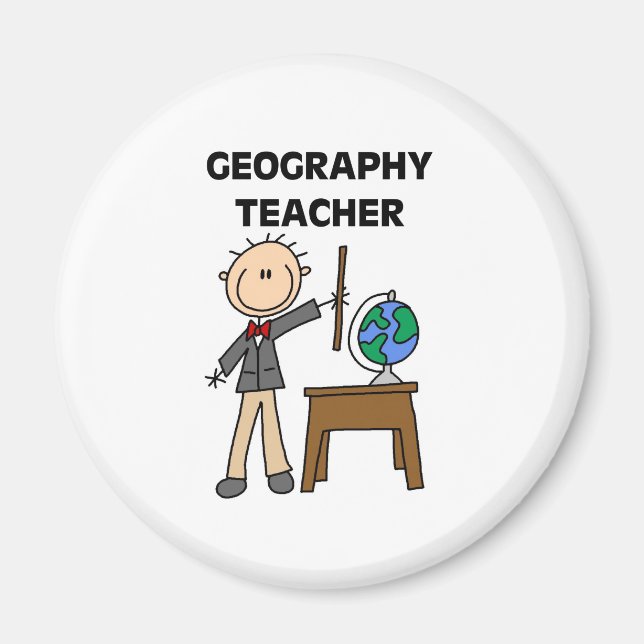 Imán Profesor de Geografía (Frente)