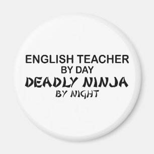 Imán Profesor de inglés Ninja mortal