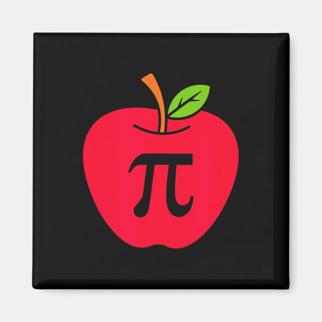 Imán Profesor de matemáticas de Apple Pie Happy Pi Day (Frente)