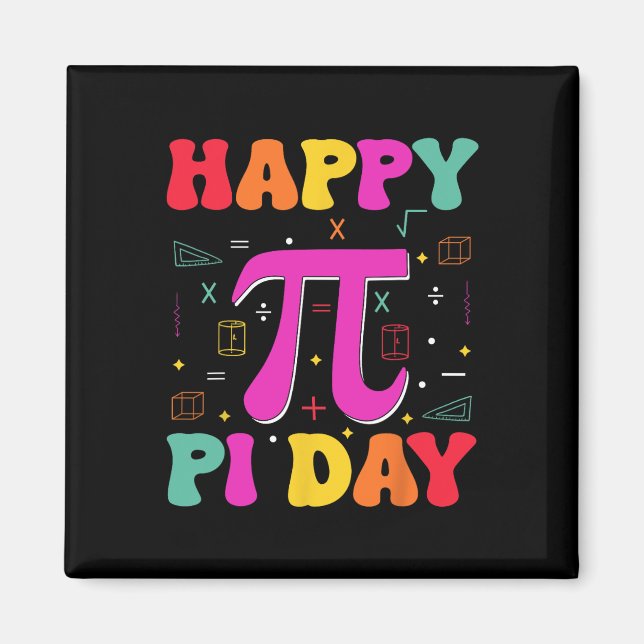 Imán Profesor de matemáticas del Día del Pi Feliz (Frente)