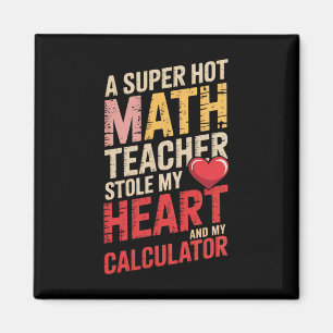 Imán Profesor de Matemáticas Divertido San Valentín Álg