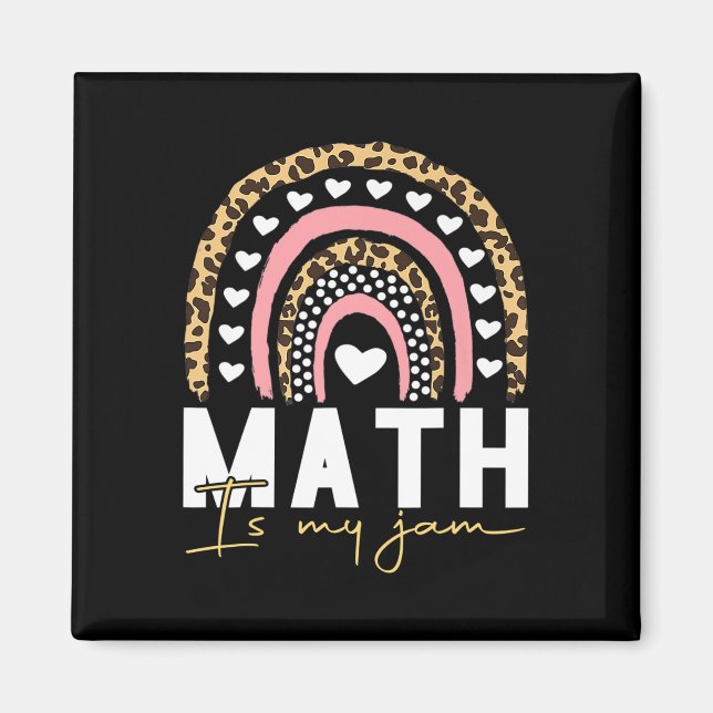 Imán Profesor de Matemáticas - Las Matemáticas Son Mi P (Frente)