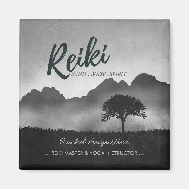 Imán Profesor de Mediación de Yoga Maestro de Reiki Nat (Frente)