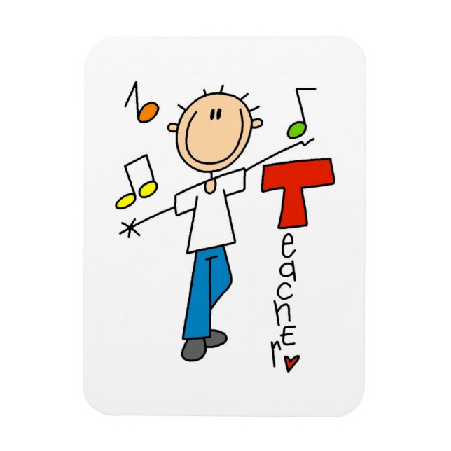 Imán Profesor de Música (Vertical)