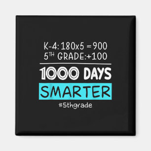 Imán Profesor de quinto grado 1000 días más inteligente