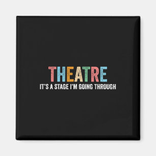 Imán Profesor de teatro dramático divertido escenario o