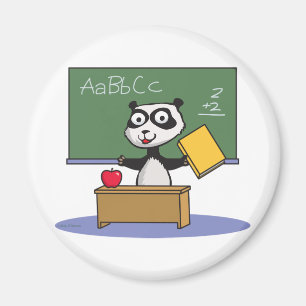 Imán Profesor del oso de panda