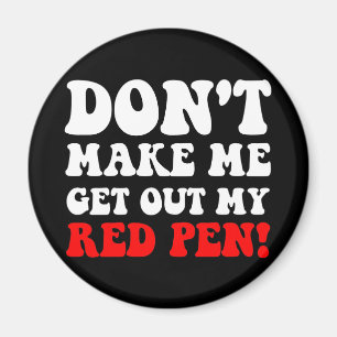 Imán Profesor divertido