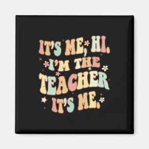 Imán Profesor Divertido Groovy Soy Yo Hola Soy El Profe