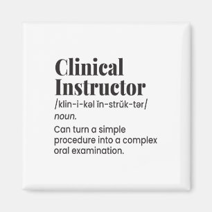 Imán Profesor Enfermera Instructor Clínico Definición D