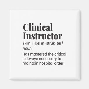 Imán Profesor Enfermera Instructor Clínico Definición D