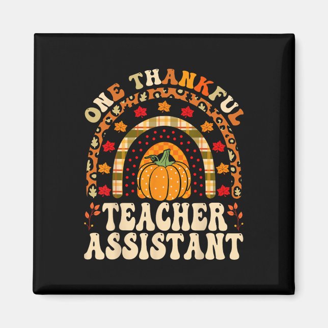 Imán Profesor Istant de Un Gracias - Enseñanza De Acció (Frente)