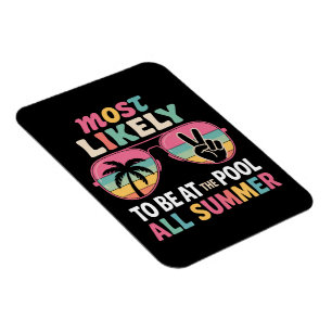 Imán Profesor Más Probable de Estar en la Piscina Todo 