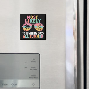 Imán Profesor Más Propenso a Estar con Mis Perros Todo 