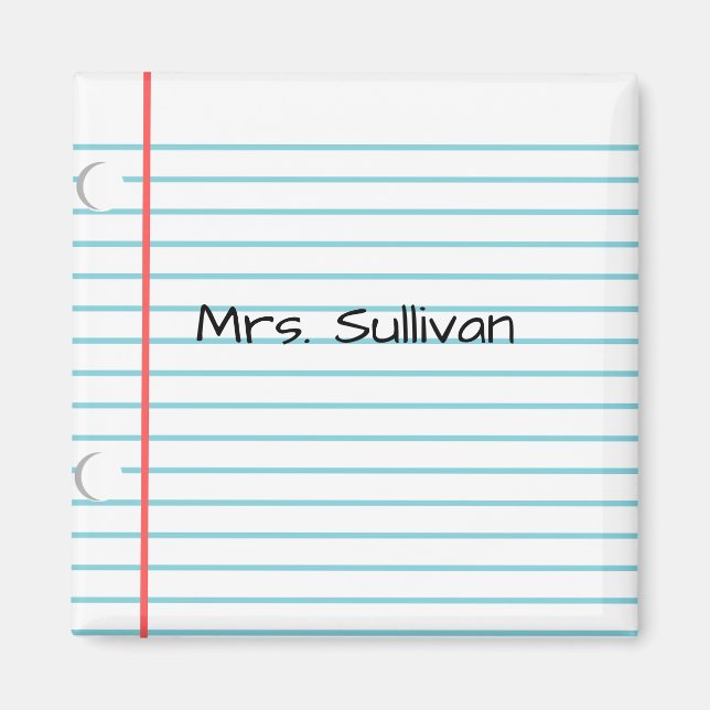 Imán Profesor personalizado (Frente)