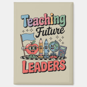 Imán Profesor Retro Genial Enseña a Líderes del Futuro