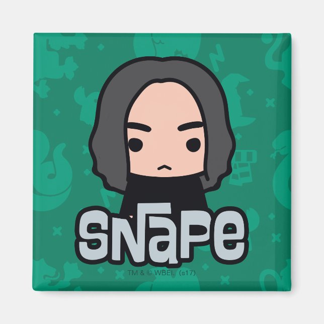 Imán Profesor Snape Cartoon Character Art (Frente)