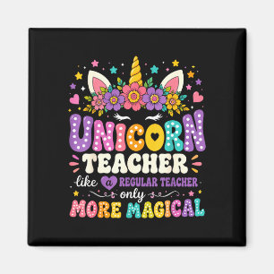 Imán Profesor unicornio divertido profesoras vuelven a