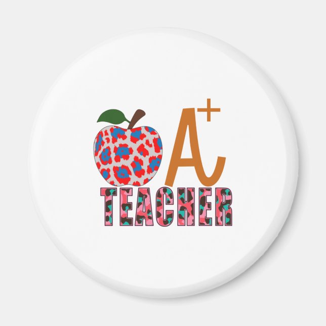 Imán Profesora de Arte Apple A Plus (Frente)