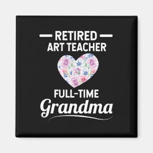 Imán Profesora de Arte Jubilada Abuela a Tiempo Complet