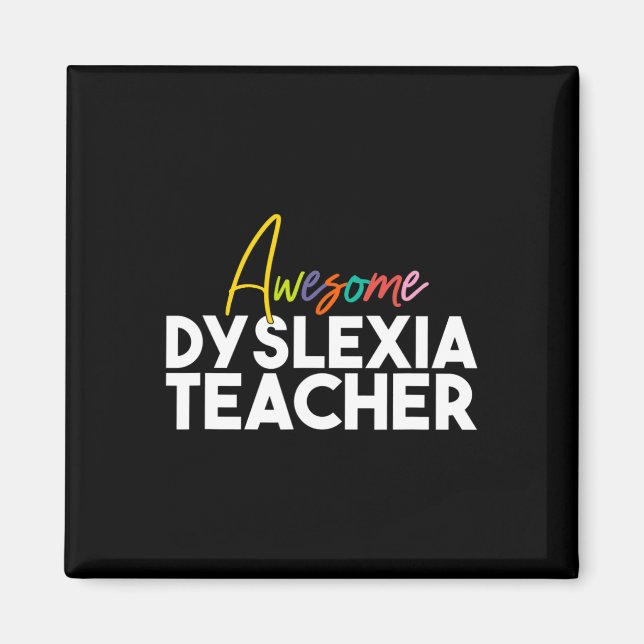 Imán Profesora de dislexia  (Frente)