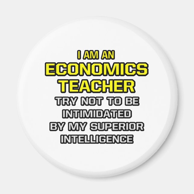 Imán Profesora de Economía... Inteligencia Superior (Frente)