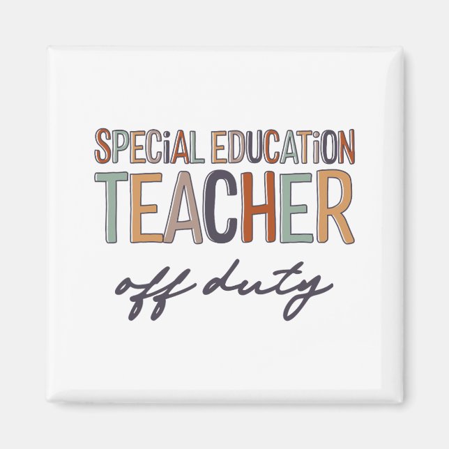 Imán Profesora De Educación Despedida El Último Día De  (Frente)