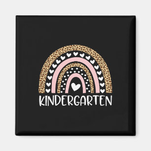 Imán Profesora de guardería leopardo del arcoiris de vu