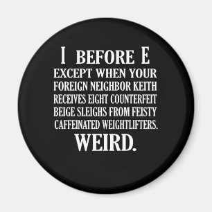 Imán Profesora de inglés rara